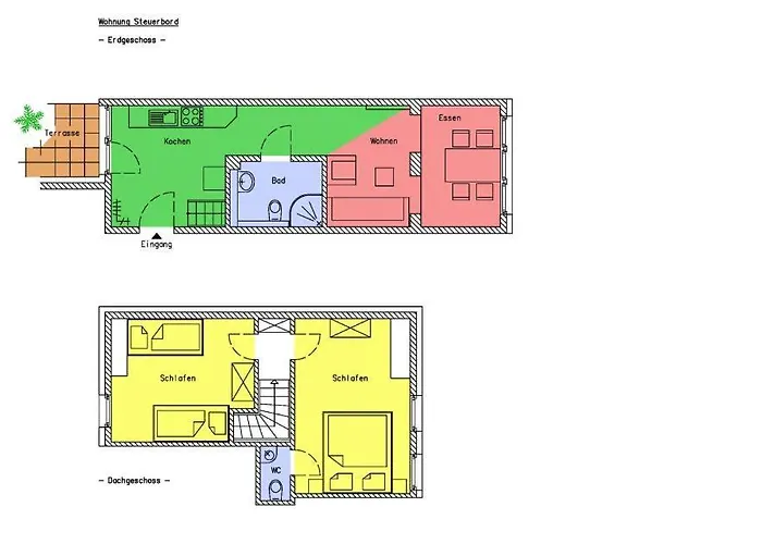 Sander-hus Sanderhus Steuerbord Appartement Norderney